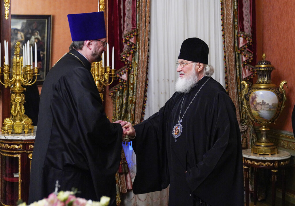 Святейший Патриарх Кирилл встретился с председателем правления «Круга добра» Александром Ткаченко