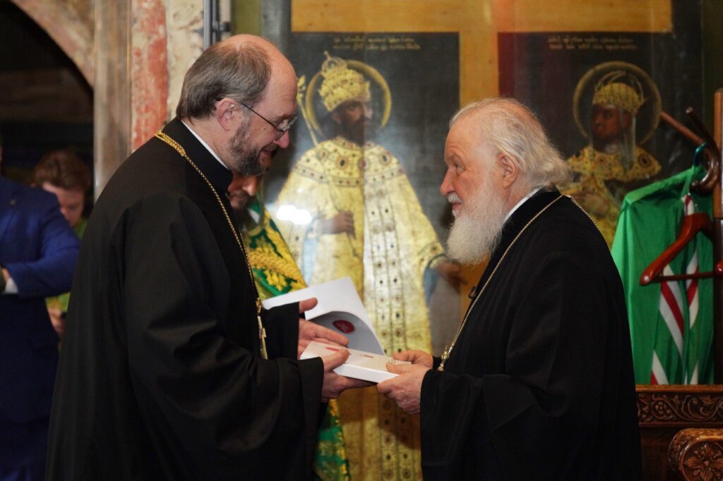 Патриарх Кирилл встретился с председателем правления фонда «Круг добра»